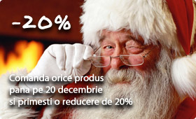 Reducere 20% pana pe 20 decembrie